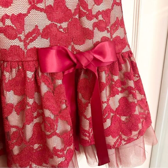 $5 SALE Red lace blondie nights dress - Picture 2 of 6